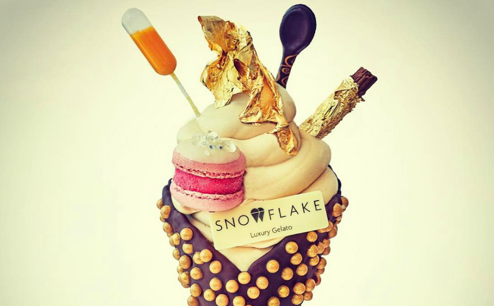 snowflake luxury gelato