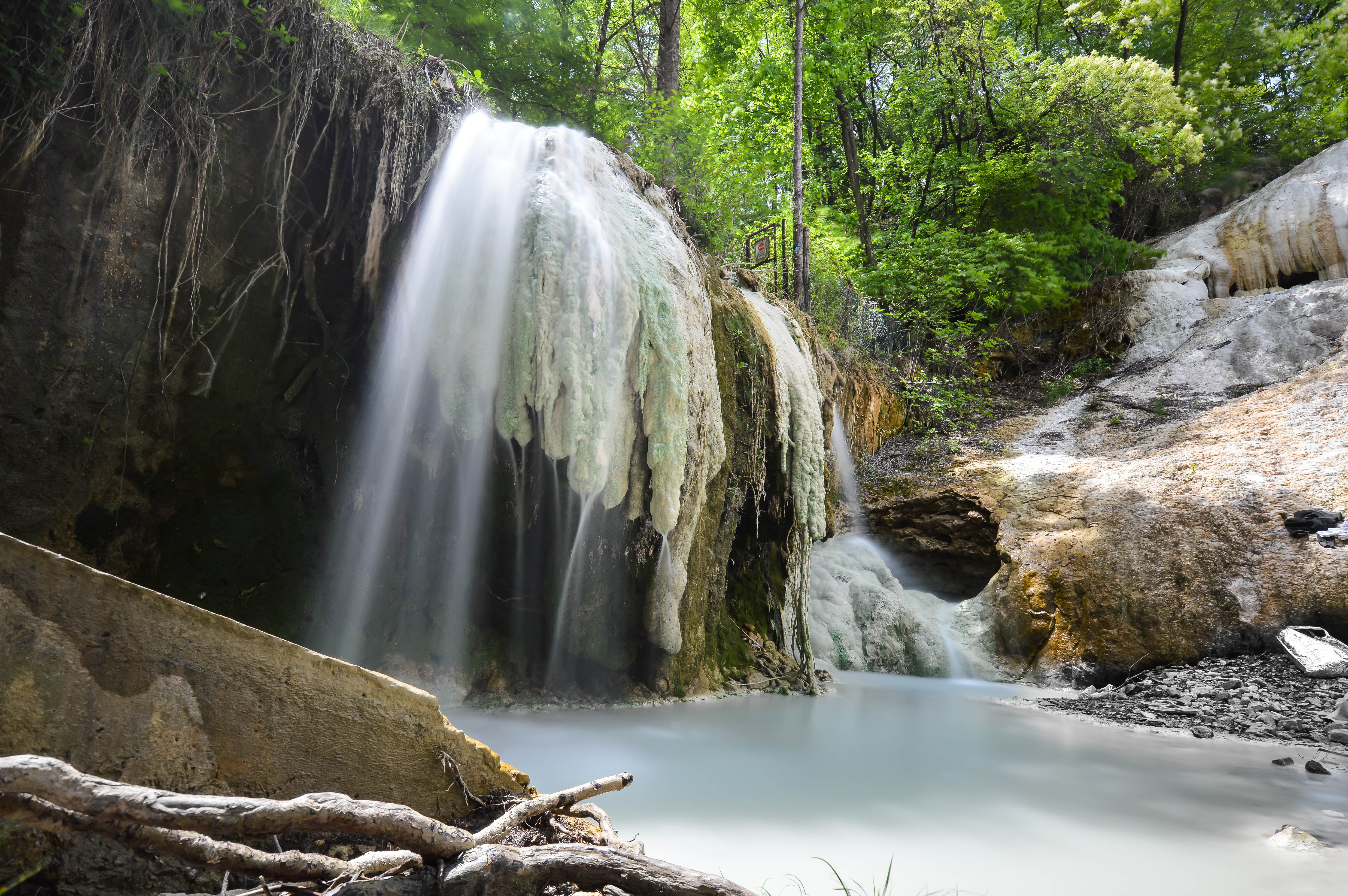 Terme naturali, Bagni San Filippo, Toscana, Italia