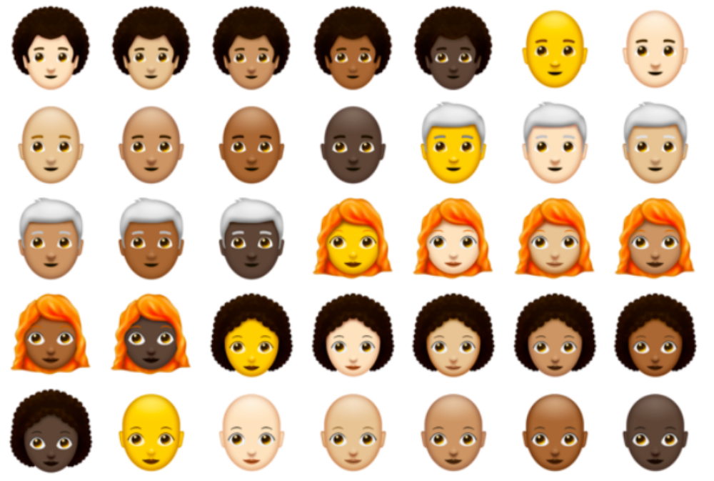 nieuwe emojis FEM FEM