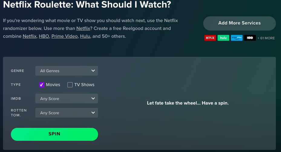 netflix roulette