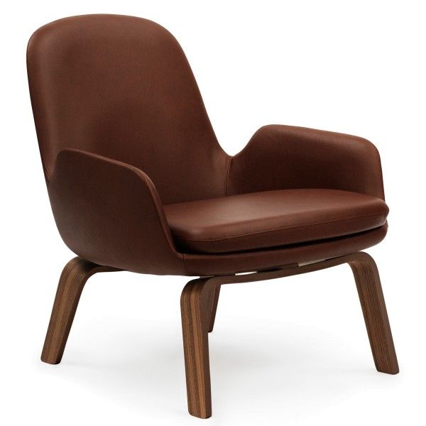 Normann Copenhagen Era Lounge Chair Low loungestoel met walnoten onderstel 1690