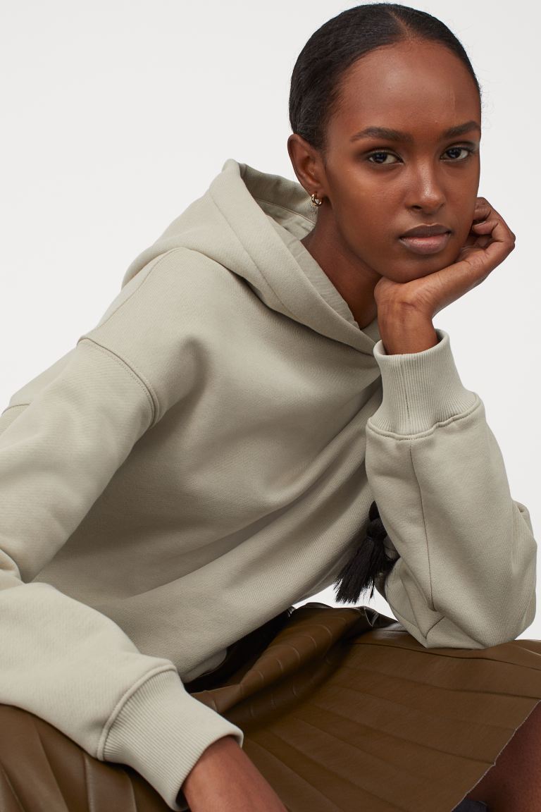 katoenen capuchonsweater