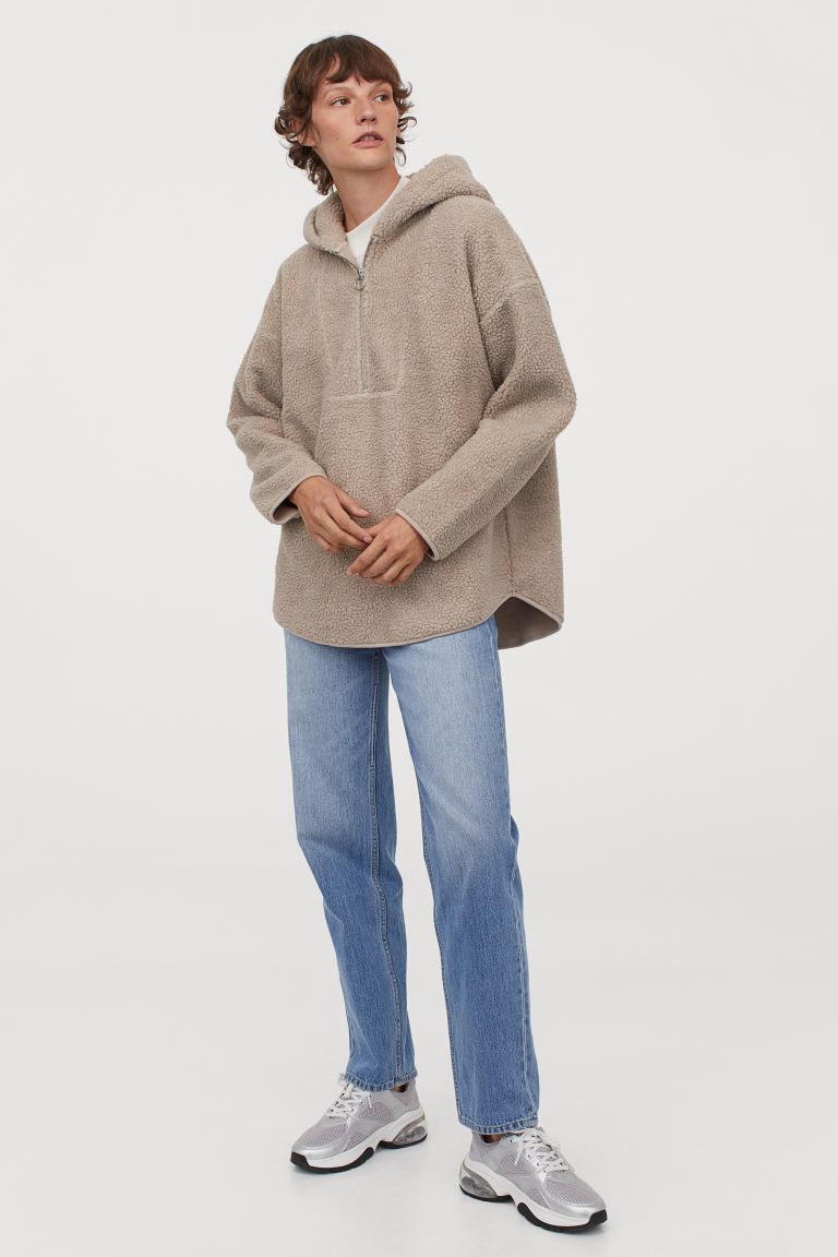 teddy capuchonsweater