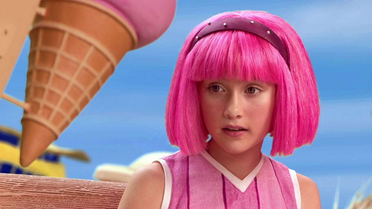 echte haarkleur van het meisje uit LazyTown