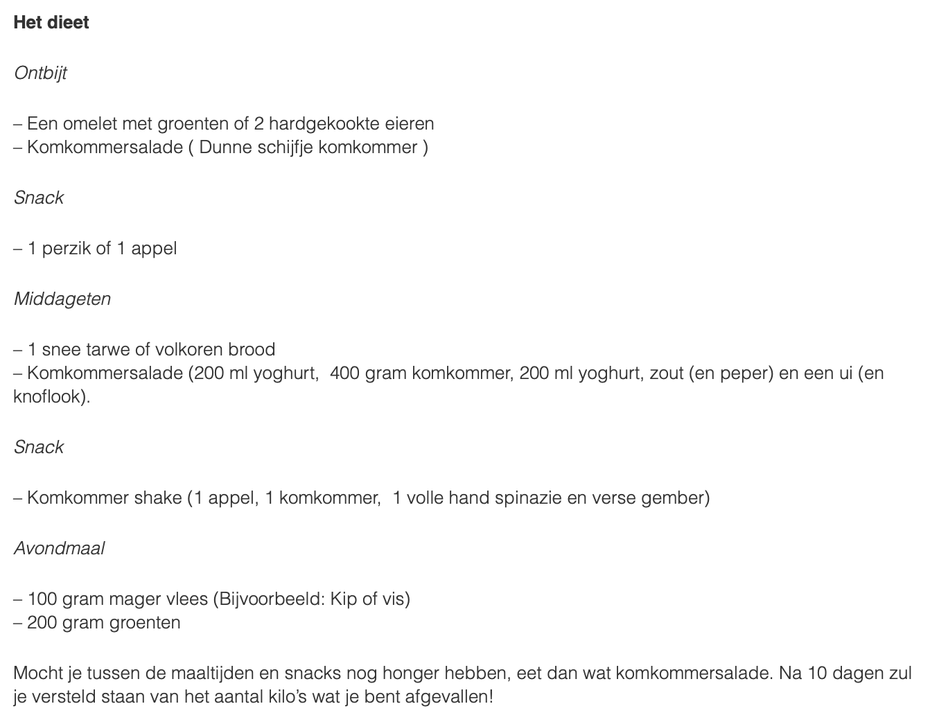 dieet