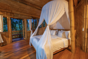 bamboe villa op Bali