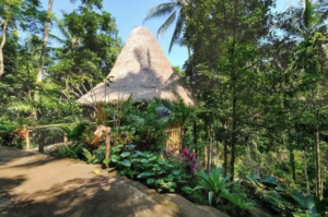bamboe villa op Bali