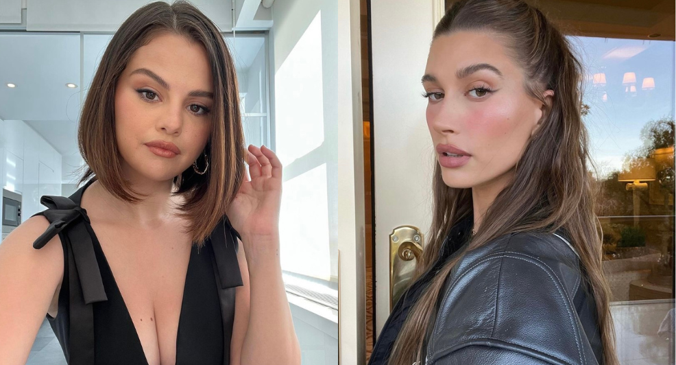 Hailey Bieber en Selena Gomez foto ruzie Justin Bieber