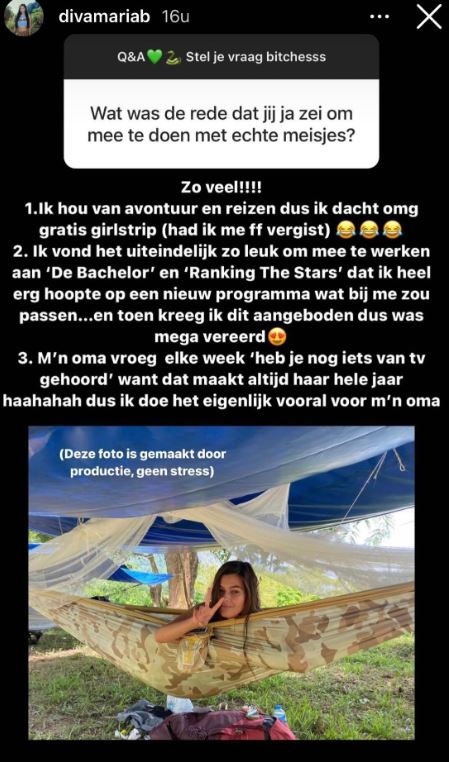 reden deelname diva echte meisjes in de jungle