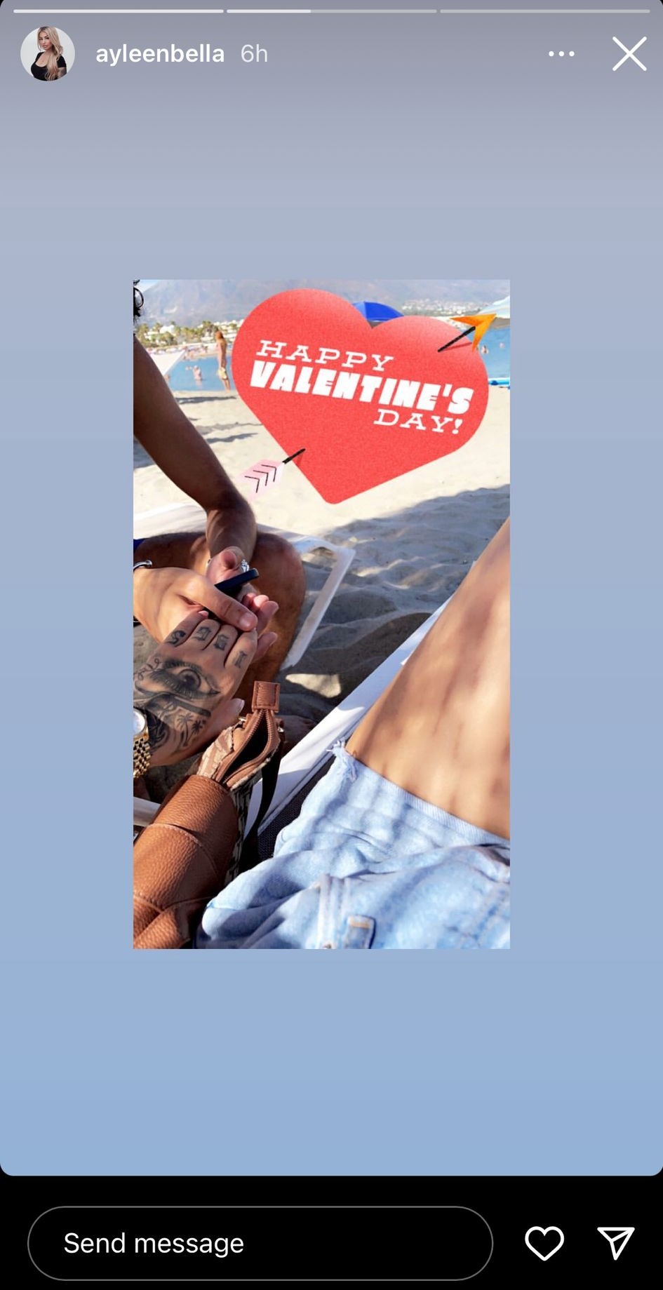 ayleen nieuwe vriend valentijnsdag