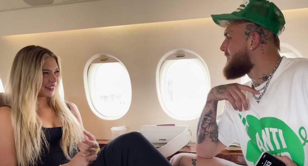 Jutta Leerdam en Jake Paul