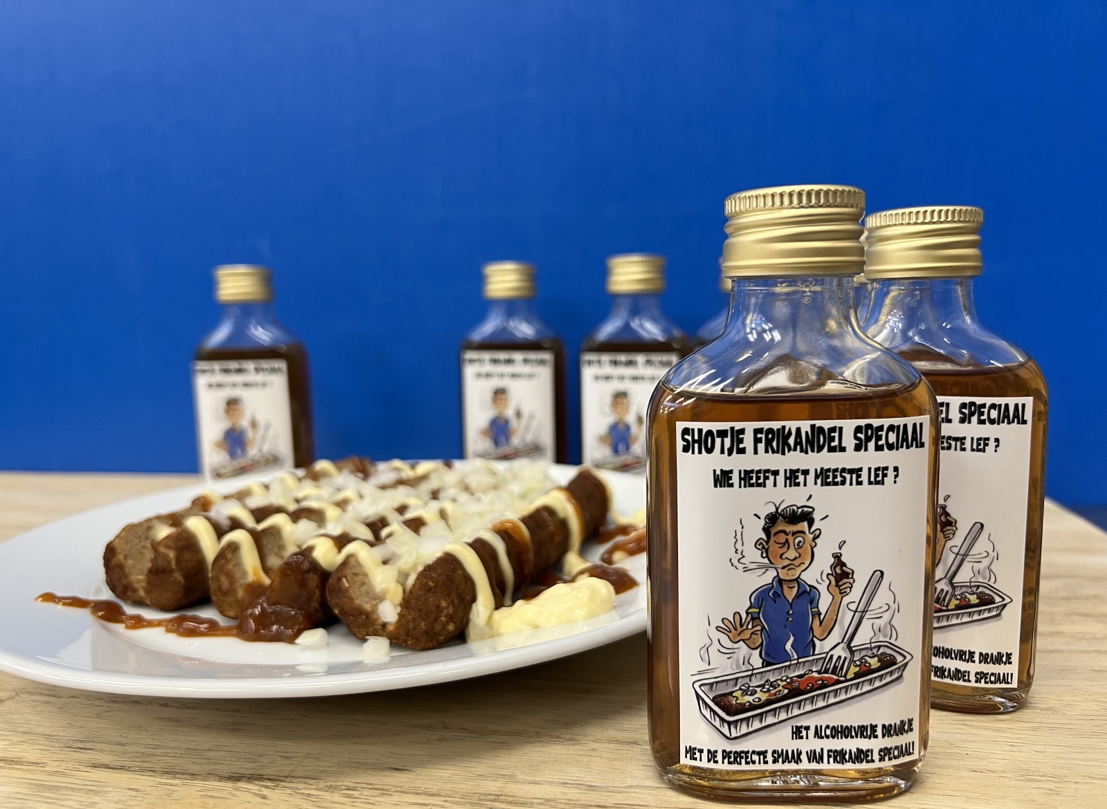 frikandel speciaal shotje hollandse smaak