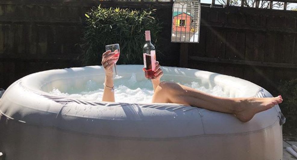 opblaasbare jacuzzi