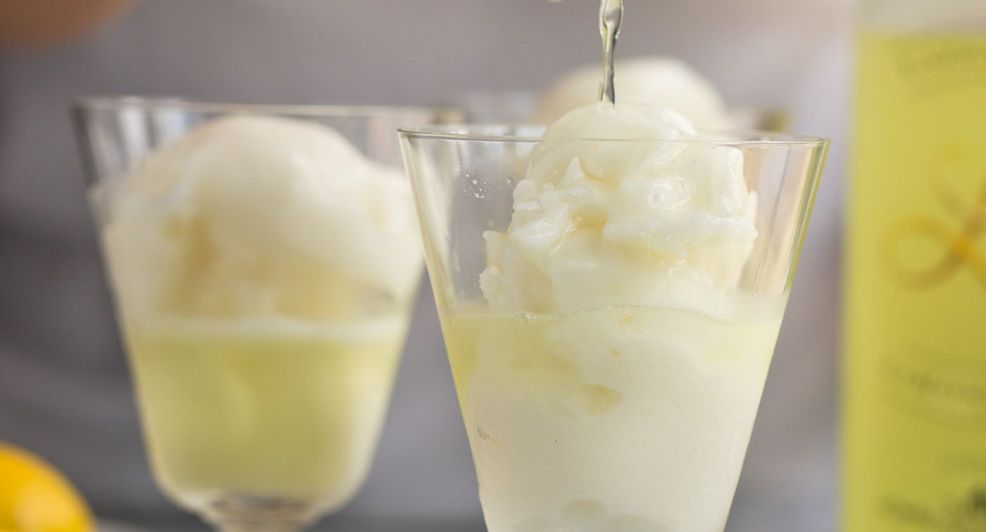 Limoncello prosecco ijs