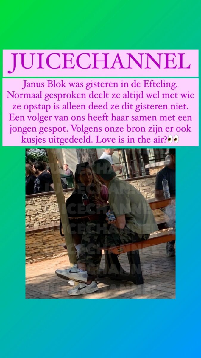 janice blok gespot in de efteling