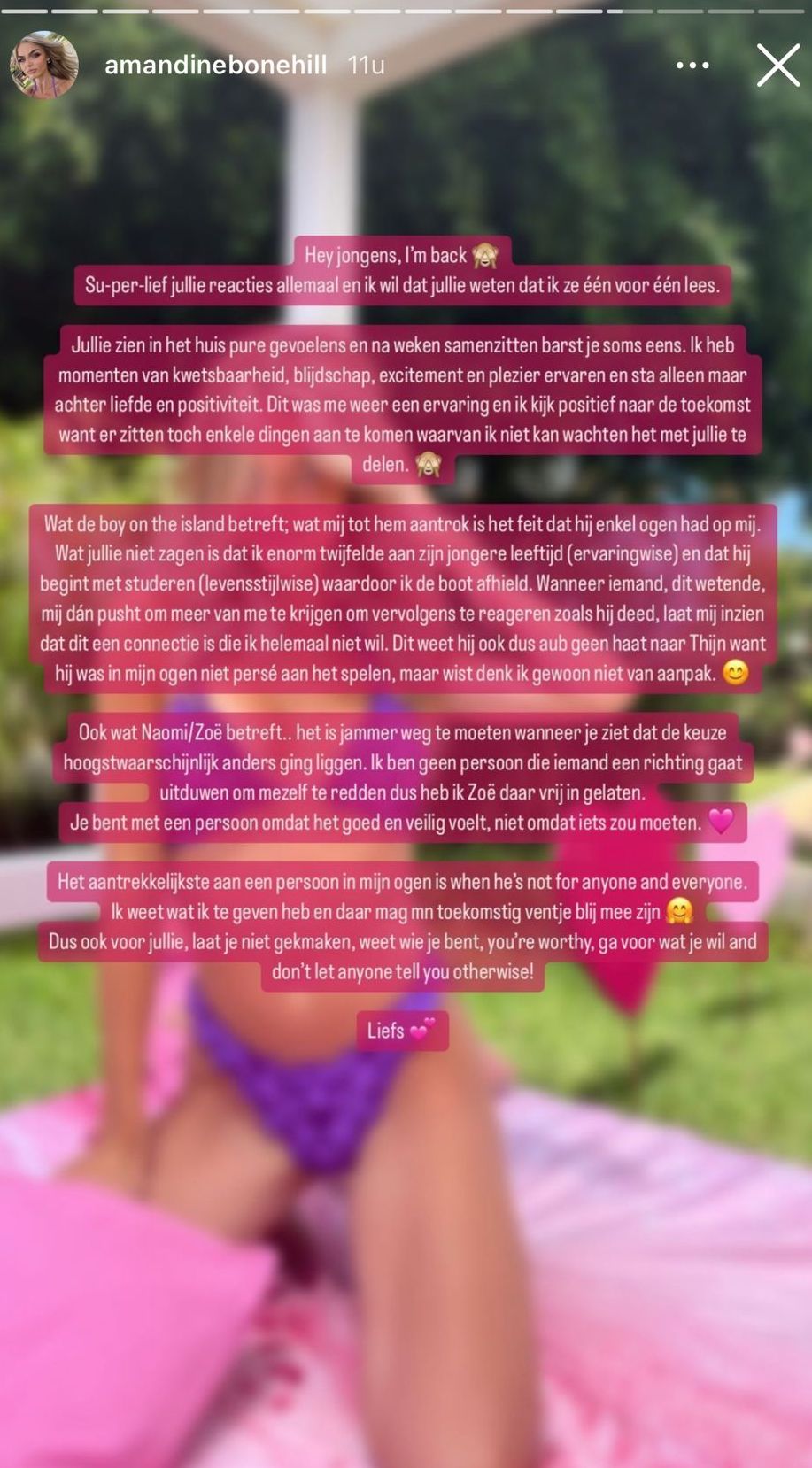 amandine love island