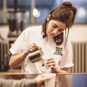 man met bril koffie Rotterdam